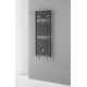 Capri heated towel rail in Anthracite